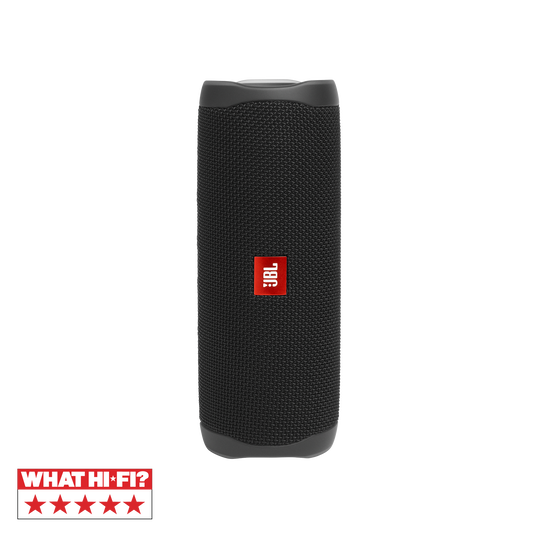 JBL Flip 5 - Black Matte - Portable Waterproof Speaker - Hero